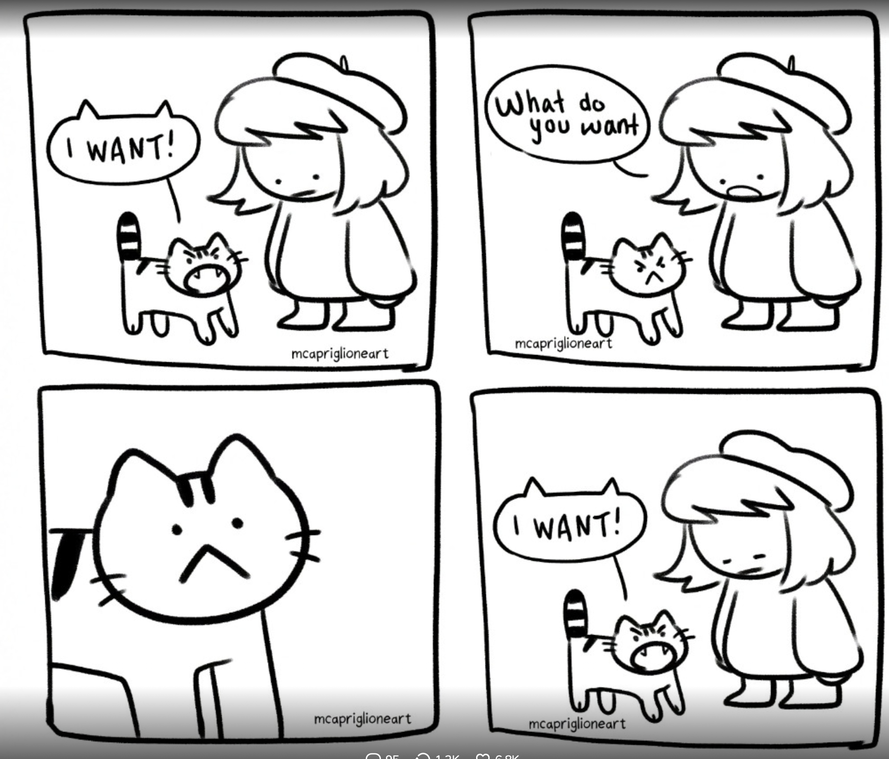 Cat, Wanting
